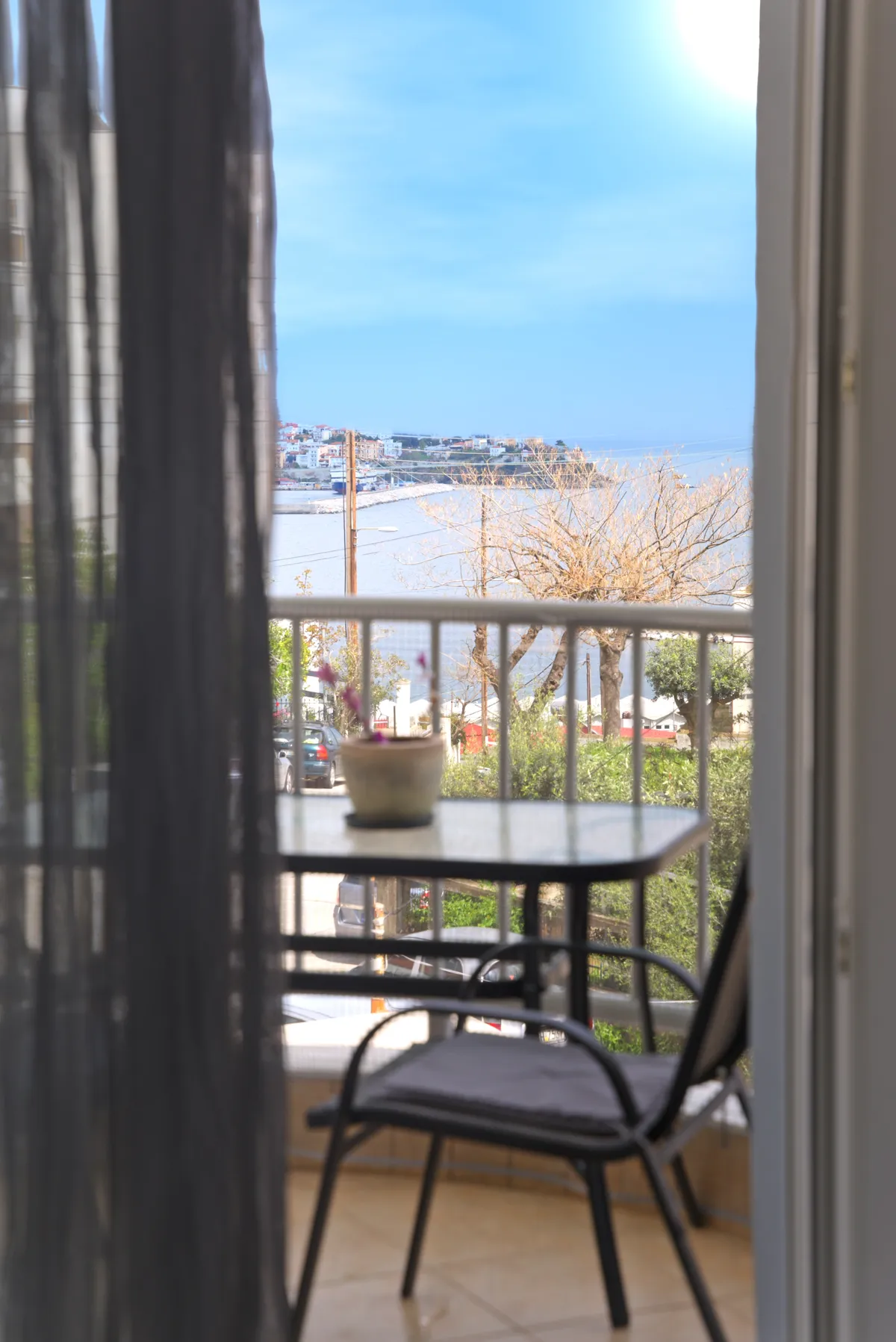 Panoramic Sea-View cozy Apartment with Balcony – Hotel in Kavala, Kavala